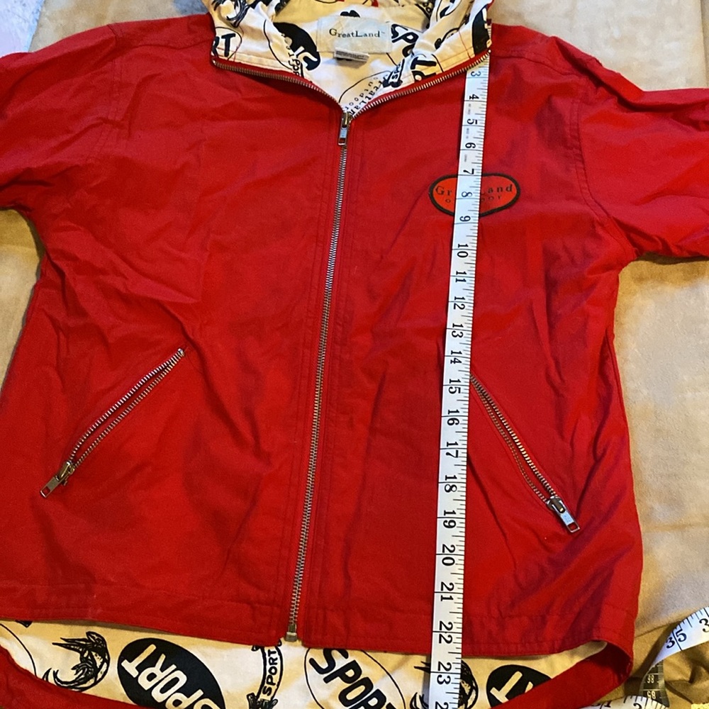 Great Land Outdoor rain jacket. Size 8 - Picture 9 of 9
